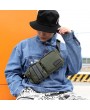 Men Nylon Waterproof Sport Phone Bag Outdoor Multi-function Crossbody Bag