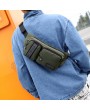 Men Nylon Waterproof Sport Phone Bag Outdoor Multi-function Crossbody Bag