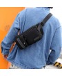 Men Nylon Waterproof Sport Phone Bag Outdoor Multi-function Crossbody Bag