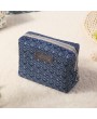 Print Cotton Small Cosmetic Bag Travel Storage Bag Makeup Bags