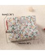 Print Cotton Small Cosmetic Bag Travel Storage Bag Makeup Bags