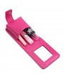 Women Mini Plain Cosmetic Bag Makeup Mirror Bag