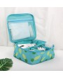 Women Collapsible Portable Cosmetic Bags Tabs Adjustable Storage Bag