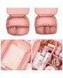 Women Collapsible Portable Cosmetic Bags Tabs Adjustable Storage Bag