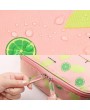 Women Collapsible Portable Cosmetic Bags Tabs Adjustable Storage Bag