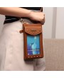 5.5inch Phone Bag PU Leather Portable Wallet Card Holder Purse