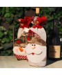 Christmas decorations Santa Claus bags red wine bag tableware decorative items