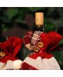 Christmas decorations Santa Claus bags red wine bag tableware decorative items