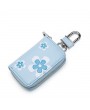 Women Floral PU Leather Car Key Holder Casual Storage Bag