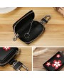 Women Floral PU Leather Car Key Holder Casual Storage Bag