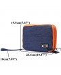 Casual Multifunctional Canvas Multi-pocket Ipad Store Bag Phone Bag Storage Bag