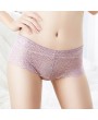 Lace Breathable Cotton Crotch Butt Lifter Mid Waist Panties