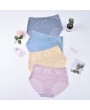 Seamless Ice Silk Lace Breathable Mid Waisted Panties