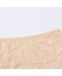 Seamless Ice Silk Lace Breathable Mid Waisted Panties