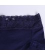 Plus Size High Waist Cotton Lace-trim Hip Lifting Panties