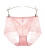 Sexy Seamfree See Though Lace Mid Waist Panties For Women