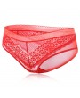 Sexy See Through Mesh Breathable Mid Waist Panties For Women