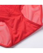 Sexy See Through Mesh Breathable Mid Waist Panties For Women