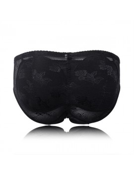 Women Sexy Seamless Floral Buttocks Up Panties Butt Hip Padded Lace Briefs Underwear