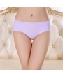 Lace Seamless Ice Silk Cotton Crotch Low Rise Panties