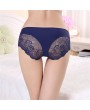 Lace Seamless Ice Silk Cotton Crotch Low Rise Panties