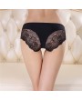 Lace Seamless Ice Silk Cotton Crotch Low Rise Panties