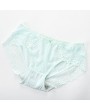 Lace-trim Seamless Cotton Crotch Low Rise Panties