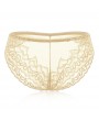 Plus Size See Through Lace Hip Lifting Mid Waist Panties