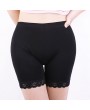 High Waisted Tummy Shaping Lace-trim Pocket Modal Boyshorts