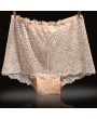 See Through Lace Hip Lifting Cotton Crotch High Waist Panties