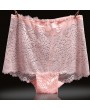 See Through Lace Hip Lifting Cotton Crotch High Waist Panties