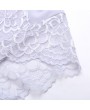 Lace Embroidered Breathable Seamfree Mid Waist Panties