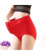 Plus Size High Waisted Cotton Tummy Control Full Hip Panties