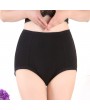 Plus Size High Waisted Cotton Tummy Control Full Hip Panties