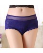 Plus Size Lace Tummy Slimming Breathable Panties For Women