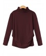 Solid Color High Neck Bottoming Long Sleeve T-Shirts