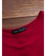 Solid Color Casual Round Neck Half Sleeve T-shirts For Women