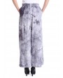 Casual Tie-dyed Wide Leg High Waist Pants For Women