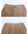 Casual Pure Color Pockets High Waist Pants For Women