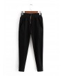 Elastic Waist Casual Big Pocket Trousers