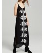 Ethnic Print Maxi Sleeveless Dress