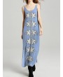 Ethnic Print Maxi Sleeveless Dress