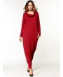 Casual Pure Color Turtleneck Long Sleeve Pockets Women Dresses