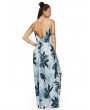 Bohemian Printed Spaghetti Strap Maxi Dresses