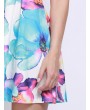 Casual Ladies Floral Print Halter Neck Dress