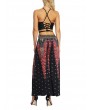 Boho Print Inregular Wide Leg Yoga Pants