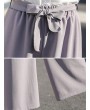 Casual Chiffon High Elastic Waist Harem Straight Pants