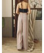 Boho Print Side Slit Drawstring Pants