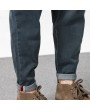 Loose Solid Color Casual Harem Pants Big Pockets Jean for Men