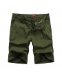 Mens Spring Summer Brief Style Multicolor Casual Cotton Cargo Shorts